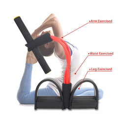 Elastic Foot Pedal Tummy Trimmer & Resistance Band