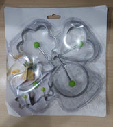 Stainless Steel Egg Shaper Mold Set (4pc)