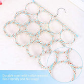 28-Hole Multi-Purpose Scarf & Belt Organizer Hanger