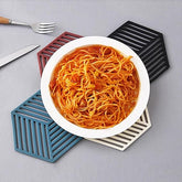 1PCS Multifunction Heat Resistant Silicone Mat Drink Cup Coasters Nonslip Pads Pot Holder Table Placemat Kitchen Accessories