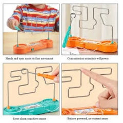 Electric Wire Bump Maze Concentration Game