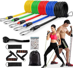 11-Piece Power Resistance Band Strength Training Set