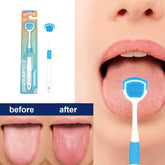 Silicone Bristle Tongue Cleaner & Scraper