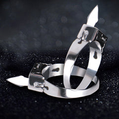 Stainless Steel Self-Defense Hidden Blade Ring