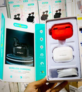Moonlight New Model Bluetooth AirPods Pro 2 With Magnetic Design Wireless Charging Case Buzzer Volume Control Big Battery And Bluetooth Pouch