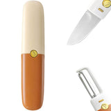 2-in-1 Stainless Steel Fruit Knife & Peeler