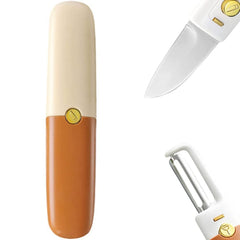 2-in-1 Stainless Steel Fruit Knife & Peeler