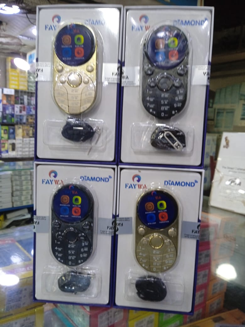 FAYWA DIAMOND – 1.39'' Round IPS Display, Dual SIM, 1200mAh Battery, Smart Camera, Wireless FM, Type-C Charging & PTA Approved Mobile(random colour)