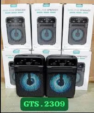 KTS GTS‑2309 Portable Wireless Speaker | Bluetooth v5.3 | FM Radio, TWS, USB/Micro‑USB | 3‑Inch Driver