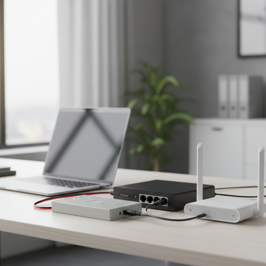 Speed 12V Router Power Bank – Mini UPS Backup Battery for WiFi Router - 20,000 mAh