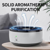 Air purifier with solid aromatherapy purification ash tray