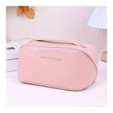 Large Capacity Black Travel Cosmetic Bag