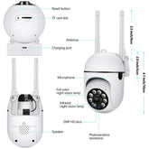 Jooan Indoor Camera 1080p Full Hd With Full Color Night Vision Ptz Control Smart Motion Tracking Two Way Audio And Real Time Alerts