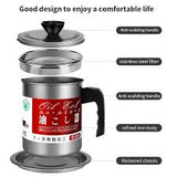 1.4L Stainless Steel Kitchen Oil Filter Pot