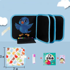 Erasable Reusable Doodle Magic Blackboard Book