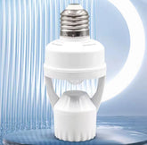 Smart Infrared PIR Motion Sensor E27 Bulb Holder | Auto On/Off Socket Switch | Energy Saving Lamp Base