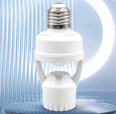 Smart Infrared PIR Motion Sensor E27 Bulb Holder | Auto On/Off Socket Switch | Energy Saving Lamp Base