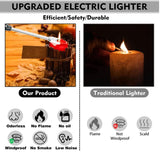 360° rotatable USB arc lighter featuring a rechargeable design and flexible ignition head.