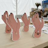 4-piece jewelry display card set designed for organizing and presenting jewelry professionally.