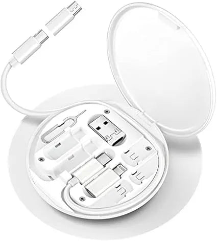 60W multi-functional fast charging cable set for charging multiple compatible devices efficiently.