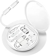 60W multi-functional fast charging cable set for charging multiple compatible devices efficiently.