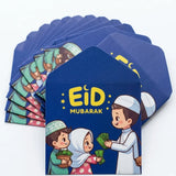 8-piece Eid money gift envelope set featuring festive designs for Eidi cash gifts.