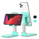 Adjustable universal mobile phone stand for hands-free viewing, video calls, streaming, and everyday smartphone use.