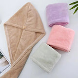 Anti-frizz hair wrap towel with a lightweight, absorbent design for comfortable everyday use.