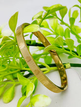 Cartier-inspired adjustable gold bangle bracelet with a sleek and elegant design for everyday wear.