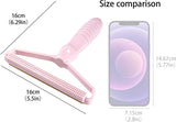 Clothes fabric fuzz shaver for keeping sweaters, coats, and upholstery looking fresh and clean.