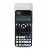 Citizen calculator displaying a syntax error on a white background