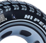 Intex 36-inch tire pool ring with a realistic tire design for swimming pools and beach fun.