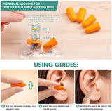 Soft foam ear plugs pack providing reliable sound isolation and all-day comfort.