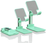 Universal adjustable phone holder with a stable design for desks, tables, and workspaces.