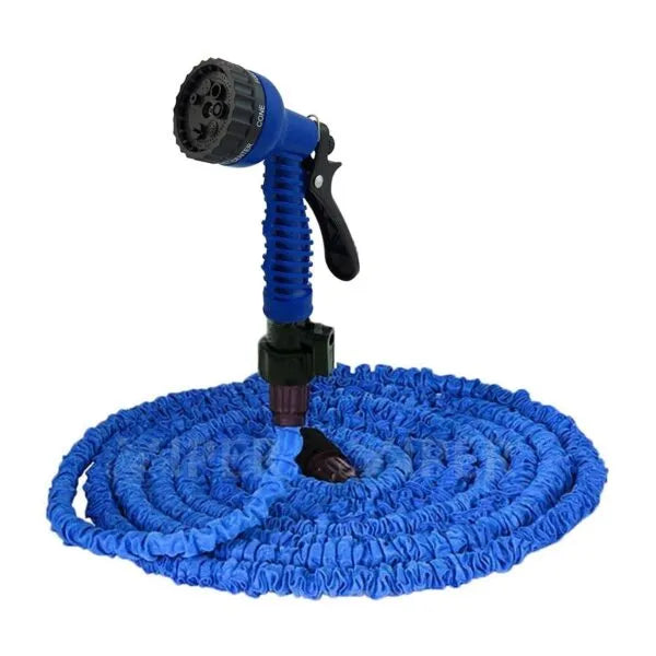 100ft expandable magic garden hose pipe for watering gardens, washing cars, and outdoor cleaning.