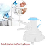 Water dispenser pump nozzle designed for 19L water bottles with smooth and convenient operation.