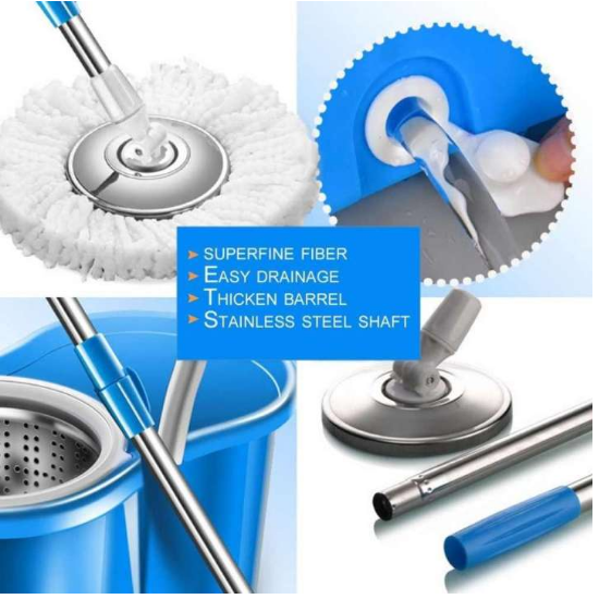 360° Rotating Interchangeable Floor Cleaning Mop