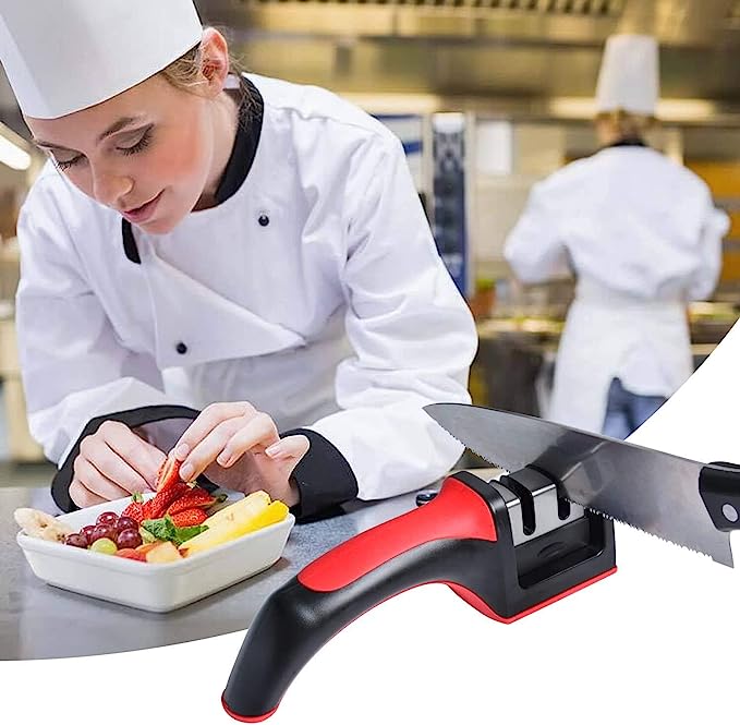 3-Stage Diamond Knife Sharpener Set
