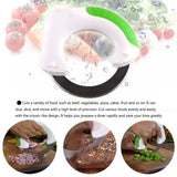 Stainless Steel Circular Rolling Kitchen Knife