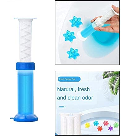 Toilet Cleaning Stamp Gel Toilet Injection Gel Flower Bathroom Cleaner Toilet Gel