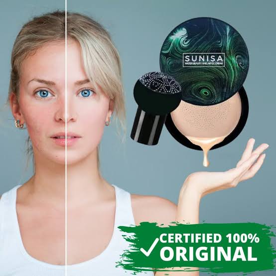 Sunisa Foundation Base Waterproof Mushroom Head Air Cushion BB Cream Nude Liquid Foundations CC Cream