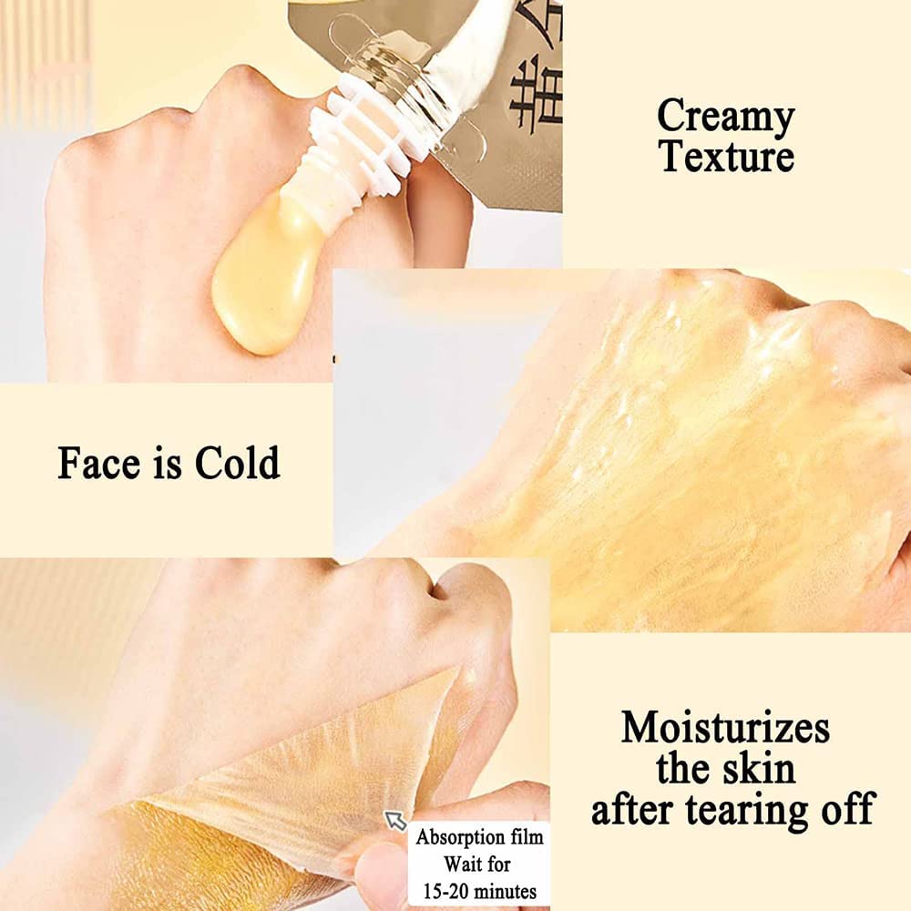 Retinol Snake Venom Peptide Gold Mask Moisturizing Anti-aging Anti-wrinkle Brightening Oil Control Mask Skin Care 100ml