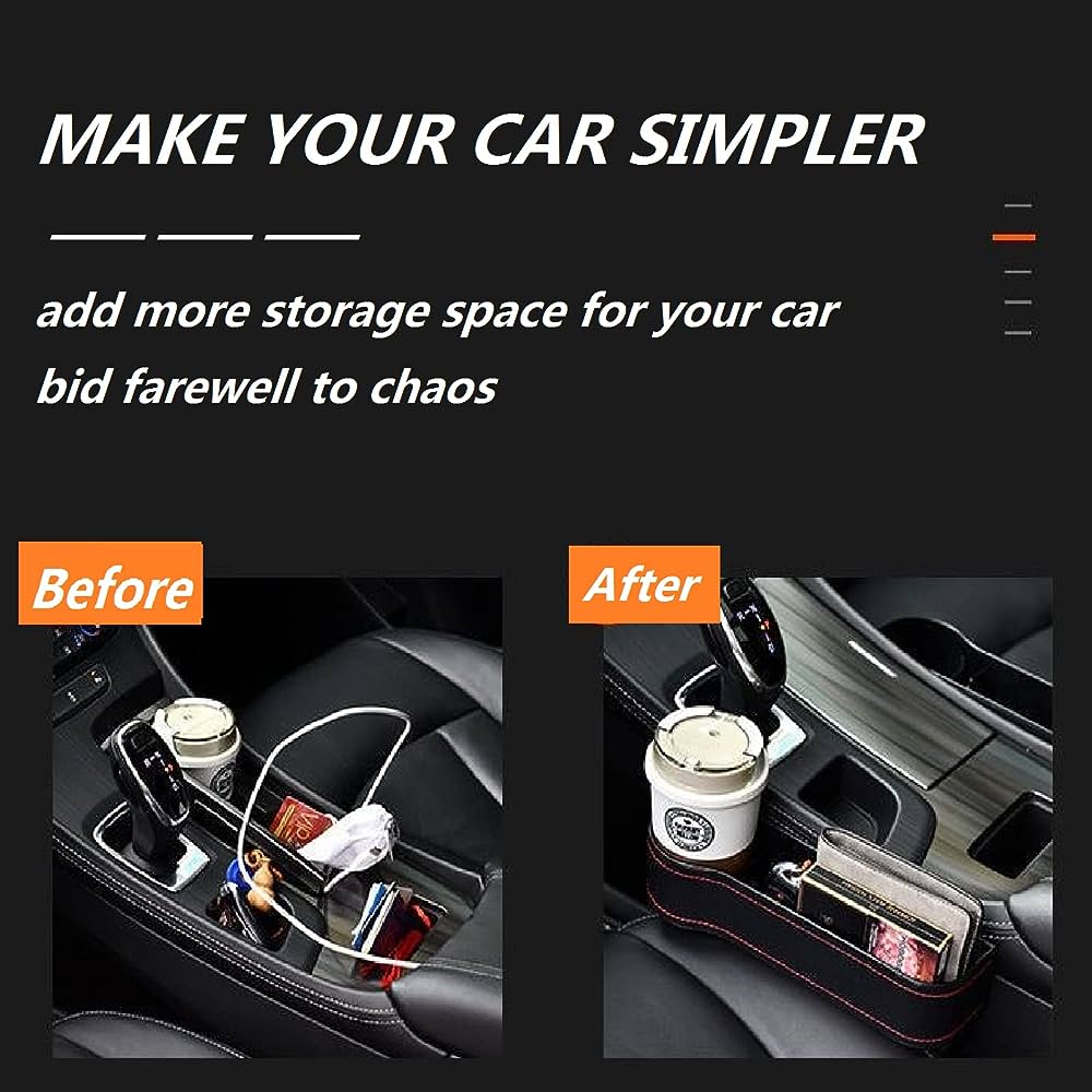 Set of 2 Car Seat Storage Boxes
