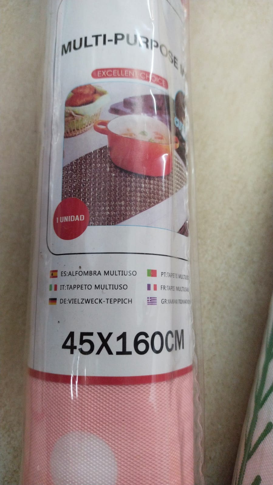 Refrigerator Mats Shelf Liners Fridge Mats Drawer Table (- size 45x160cm - multicolor/random design)