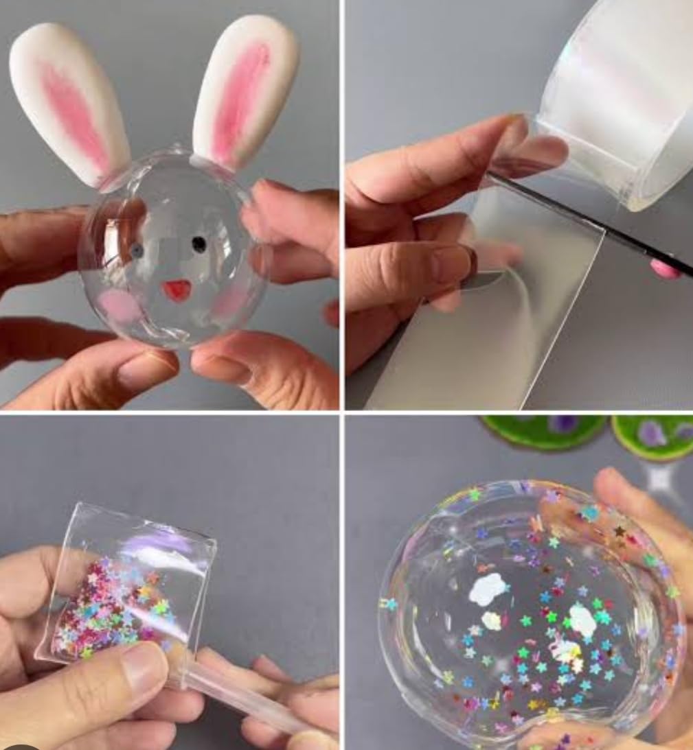 DIY Bubble Blowing Sticky Traceless Craft Tape