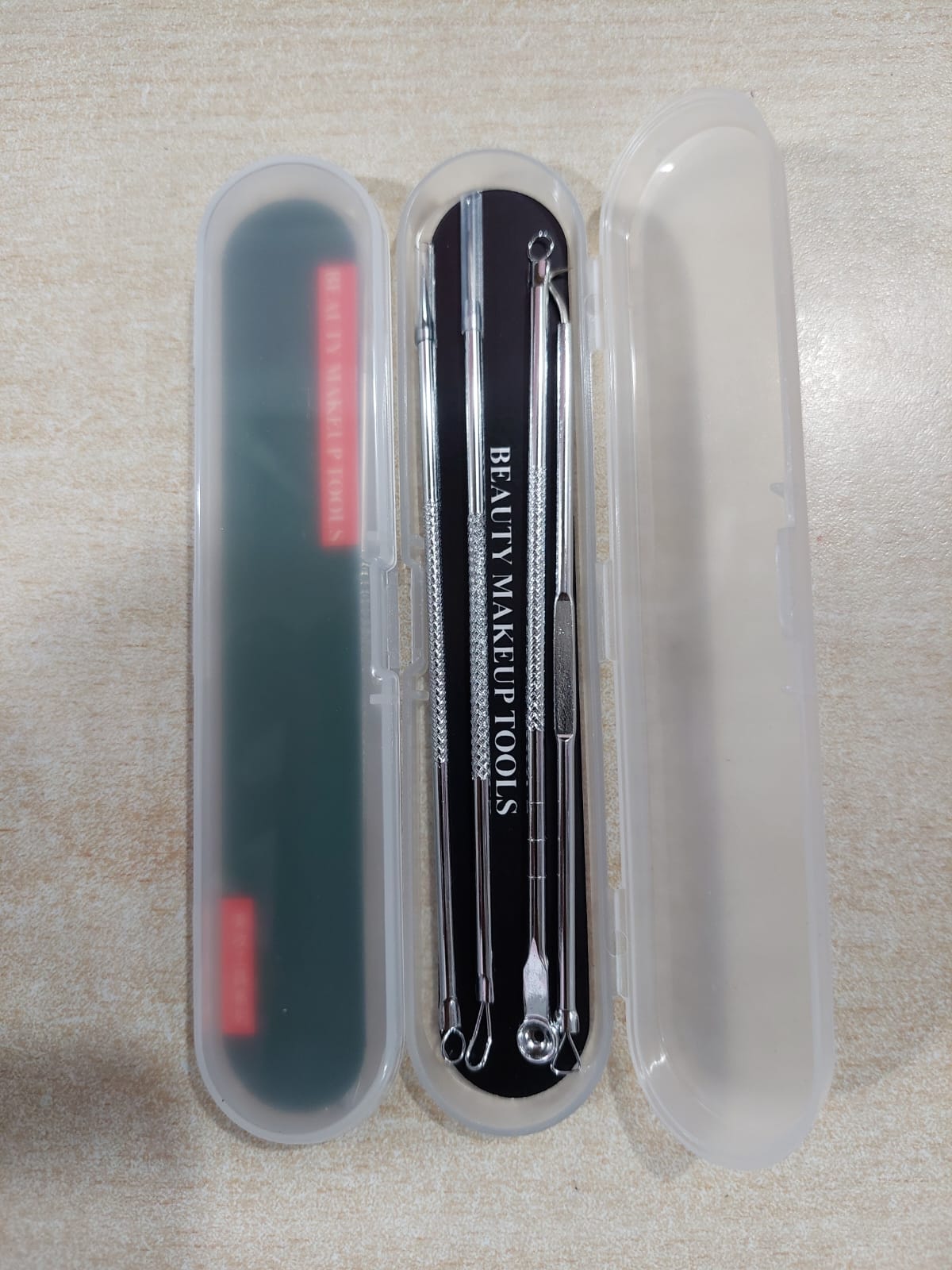 Beauty Makeup Tools 4in1 Black Head Stainless Steel