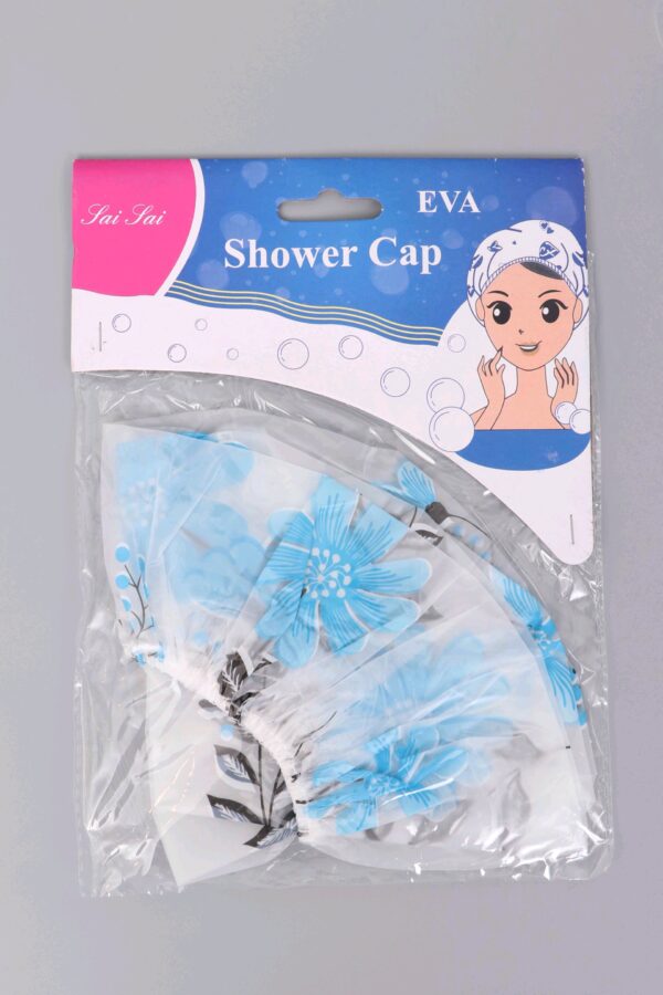 Waterproof Floral Print Reusable Shower Cap