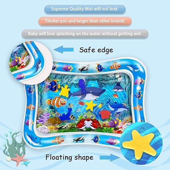 Inflatable Leakproof Tummy Time Water Mat