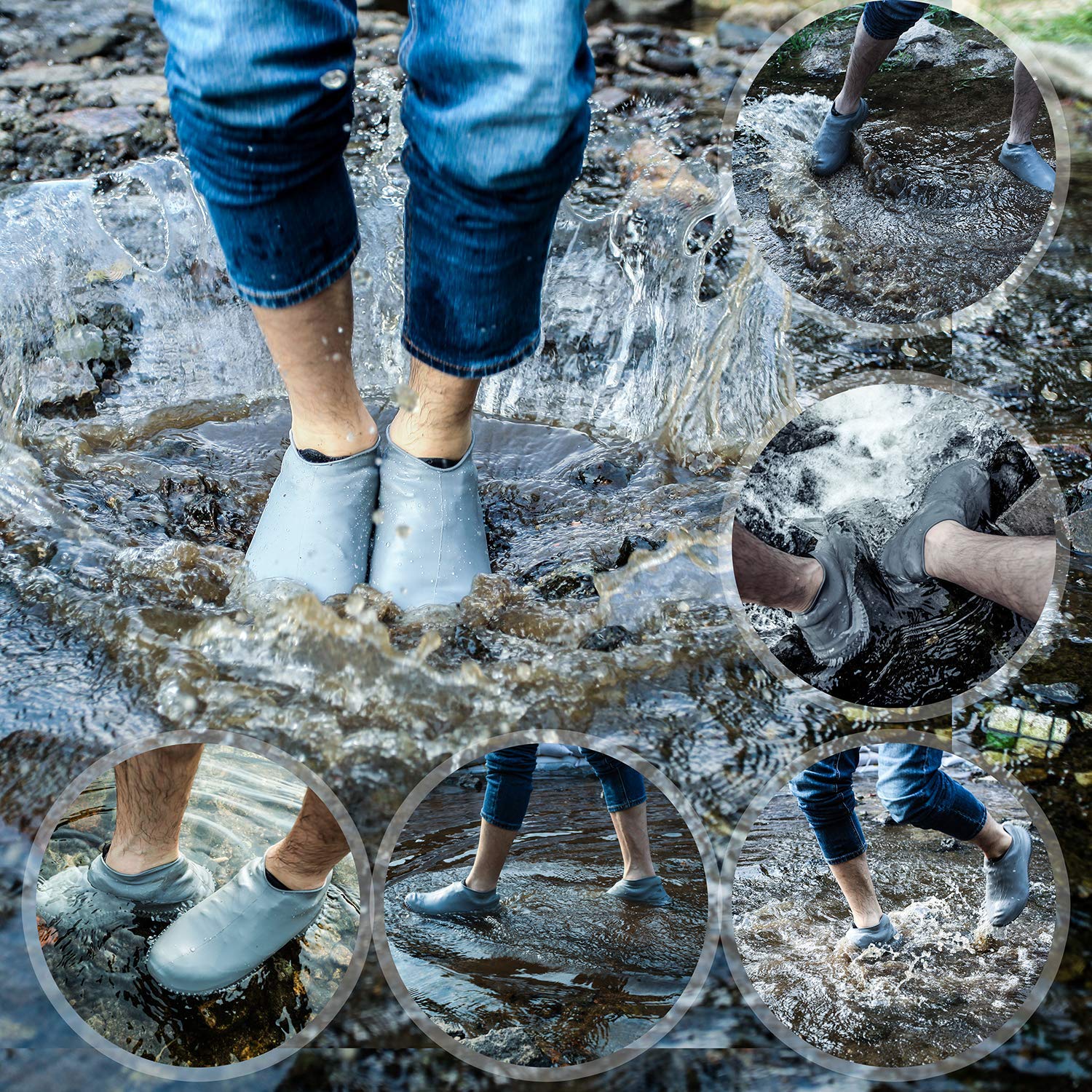 Waterproof Silicone Gel Rain Shoe Covers