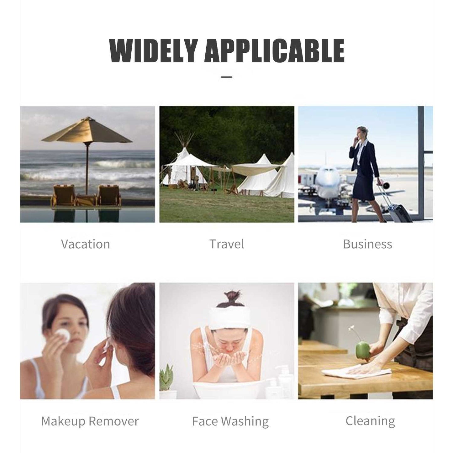 Pack of 10 pcs Magic Compressed Towel Tissue